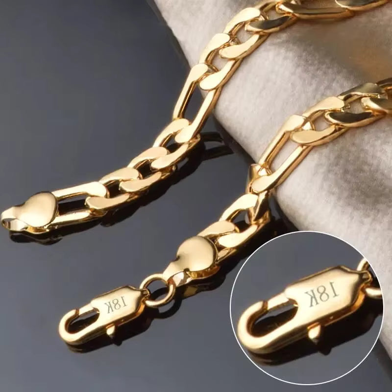 Figaro Chain Bracelet for Woman Man