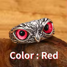Fashion Charm Vintage Owl Ring for Men Women