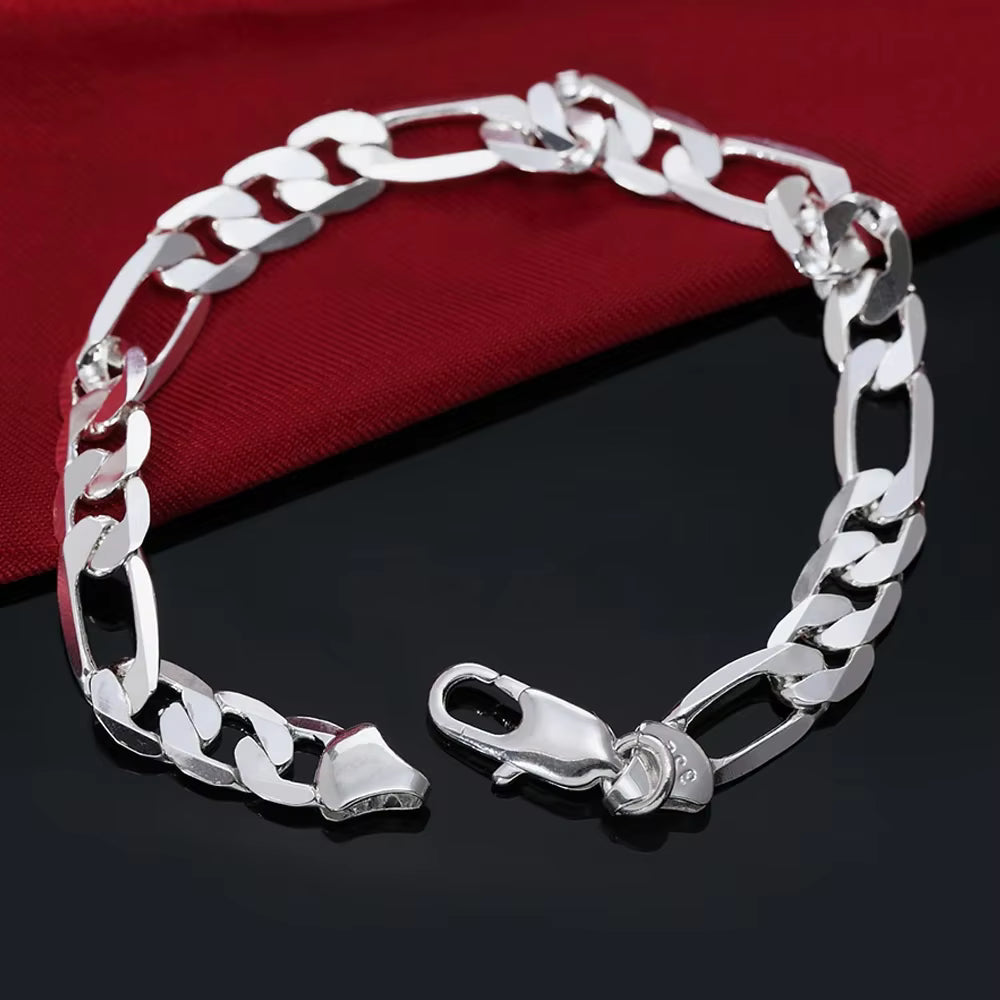 Figaro Chain Bracelet for Woman Man