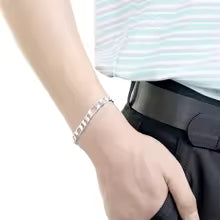 Figaro Chain Bracelet for Woman Man